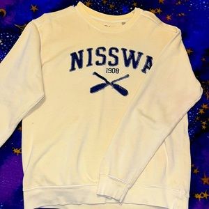 Pale yellow Nisswa crew neck